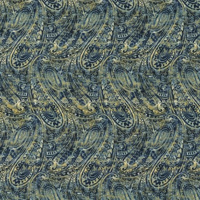 Kasmir Burnished Motif Lapis in 1463 Blue Linen
45%  Blend Fire Rated Fabric Heavy Duty CA 117  NFPA 260  Classic Paisley   Fabric